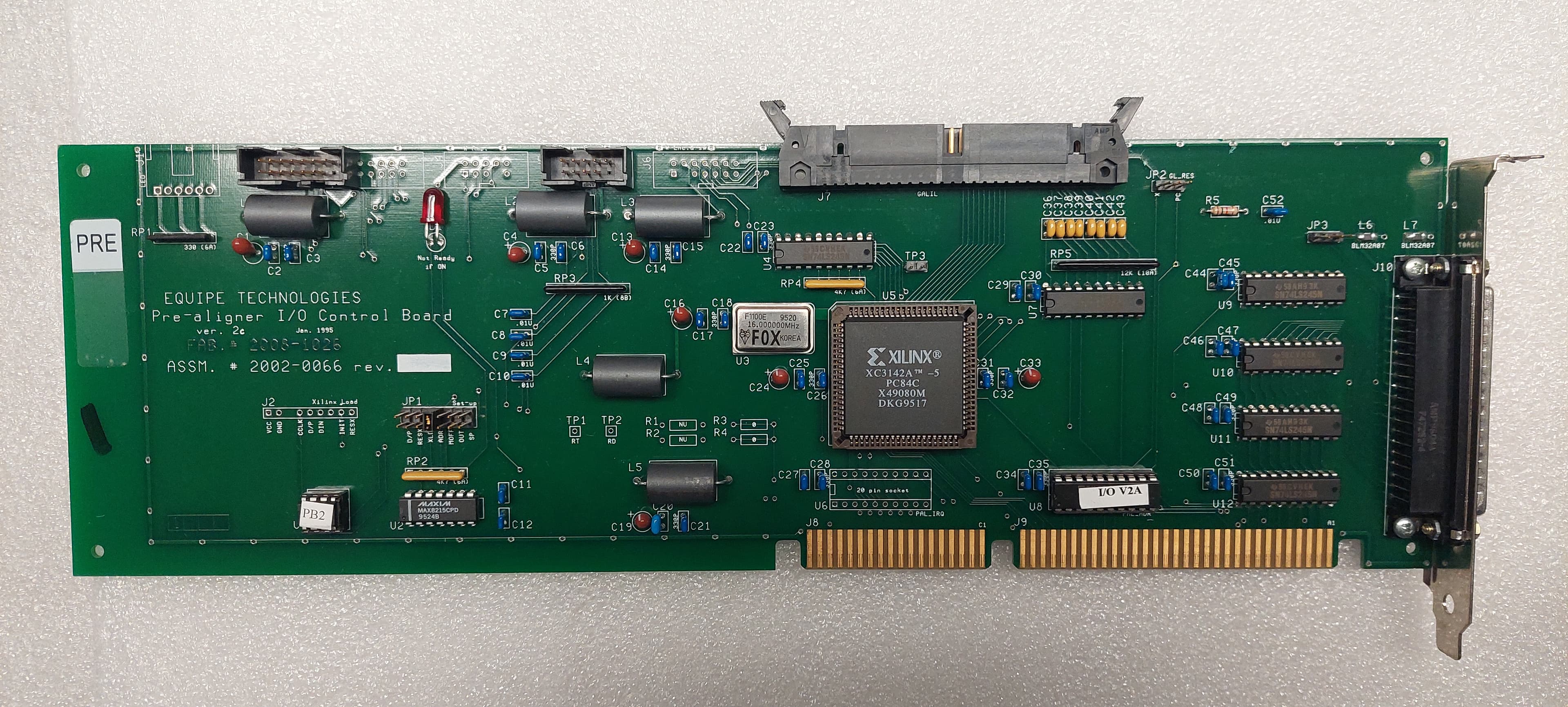 Equipe, PRI, Brooks Pre-aligner I/O Board