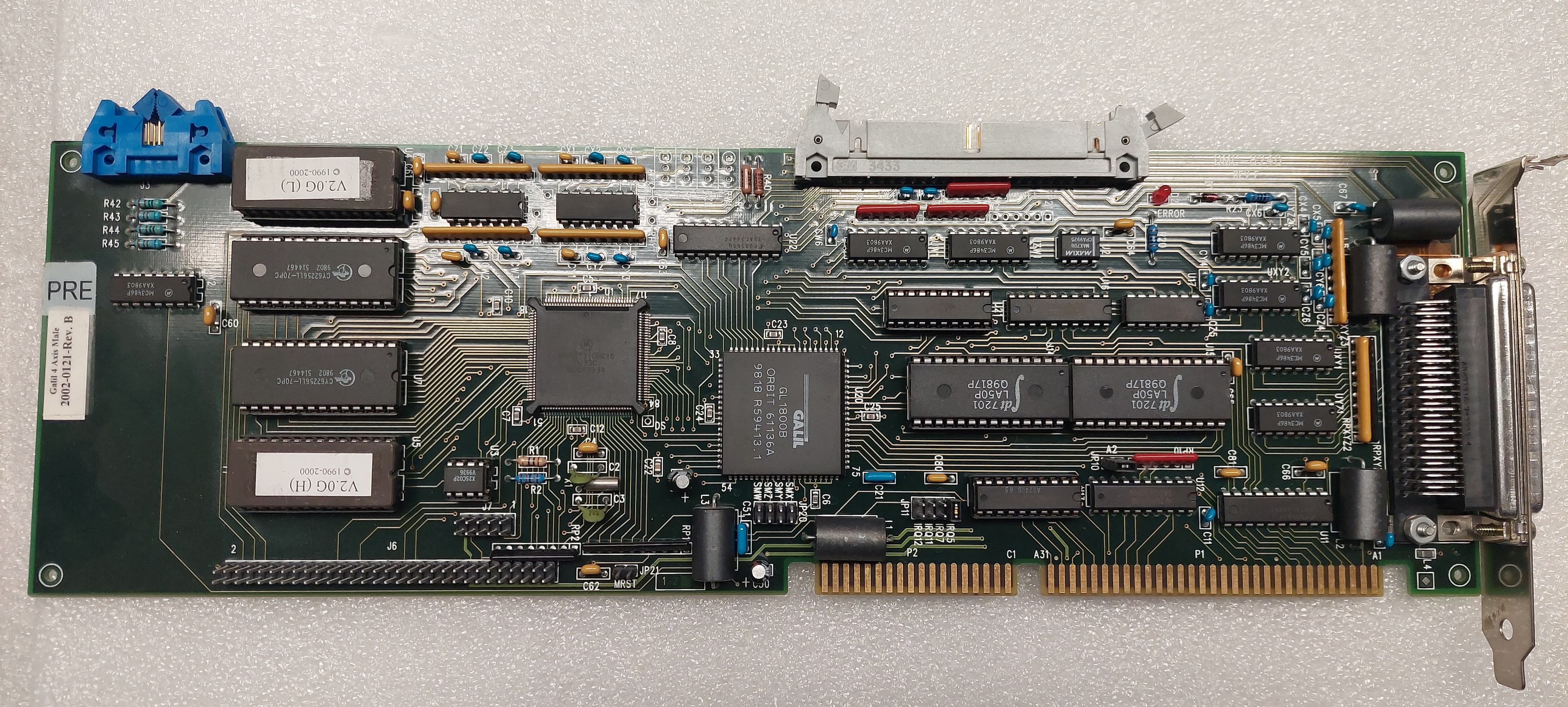 Equipe, PRI, Brooks, 3 axis Galil Controller Board