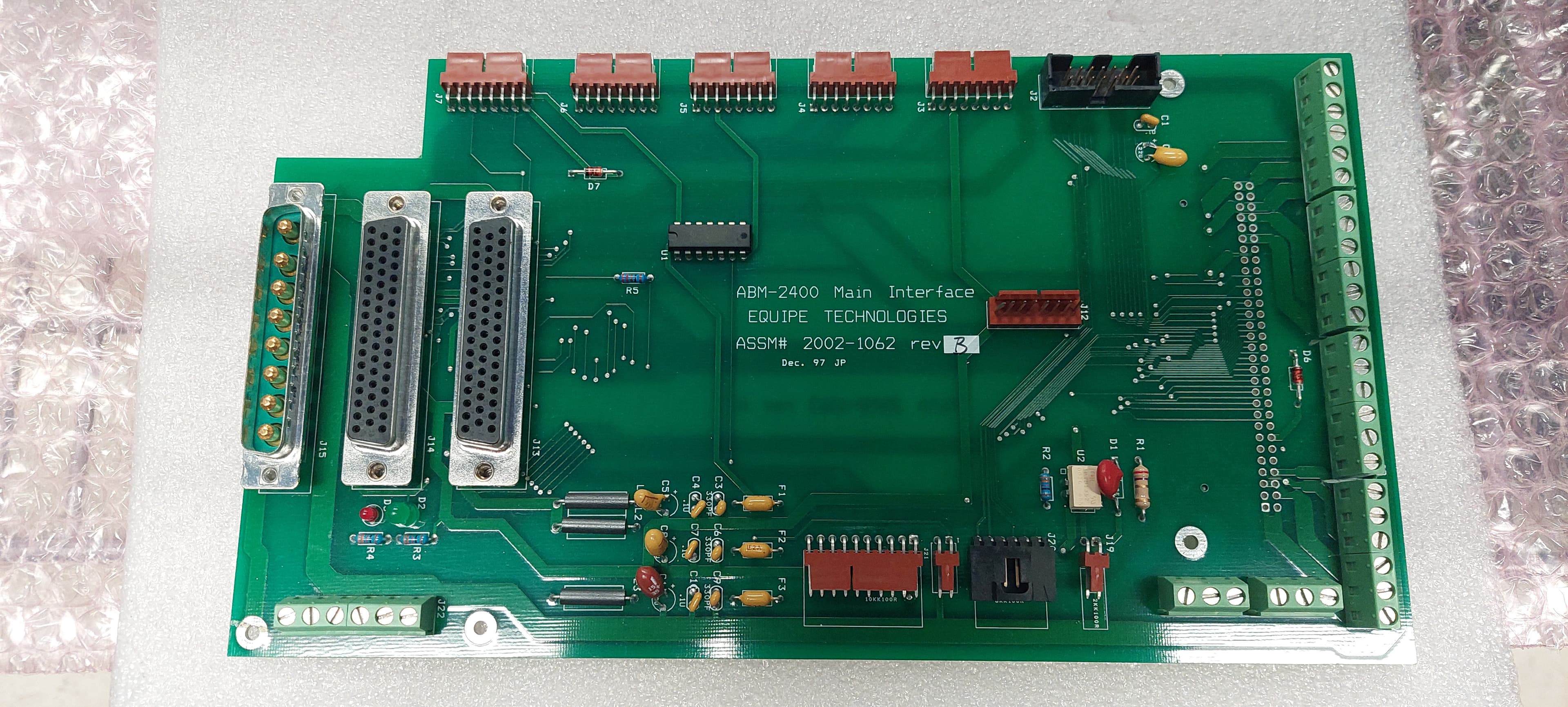 Equipe, PRI, Brooks ABM-2400 Robot Interface Board