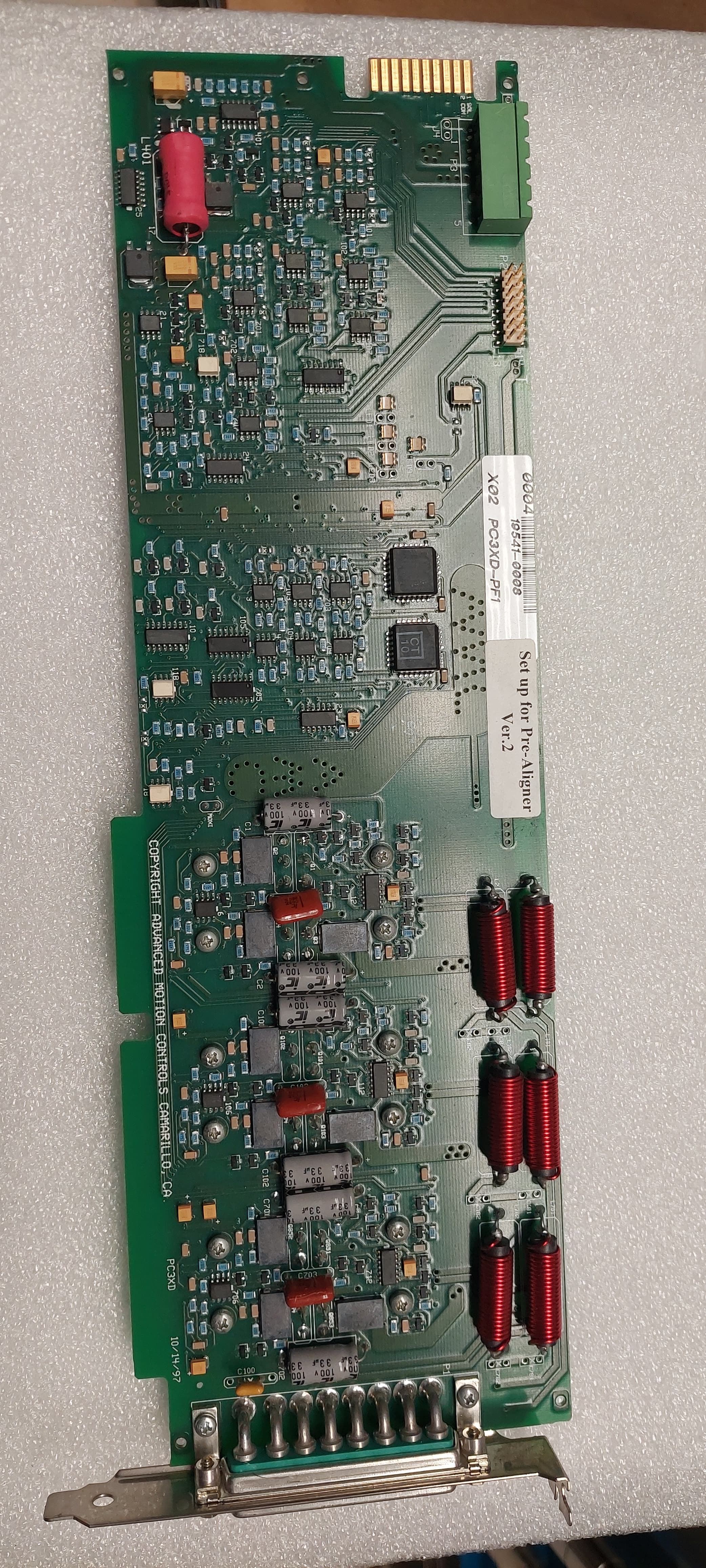 Equipe, PRI, Brooks Controller Pre-aligner Amplifier Board
