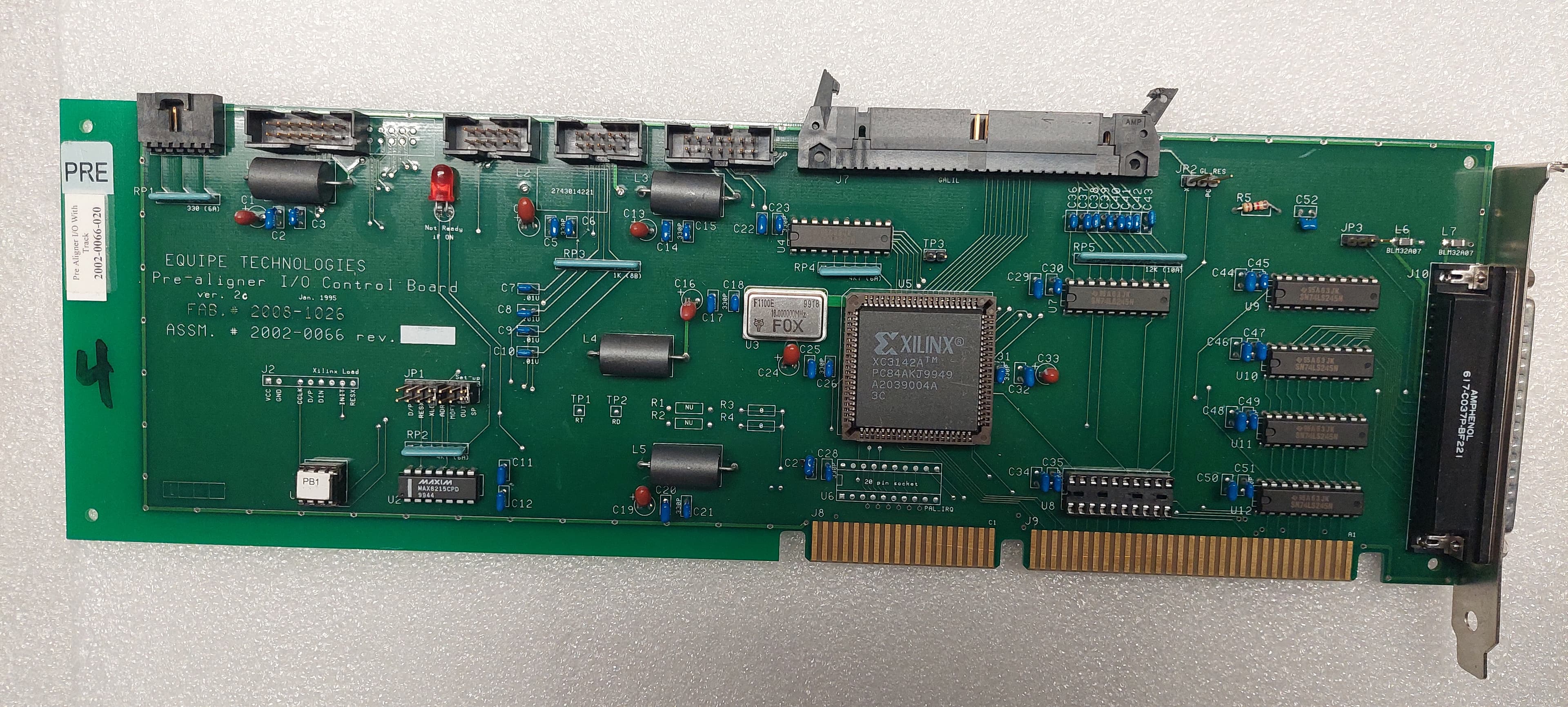 Equipe, PRI, Brooks Pre-aligner I/O board