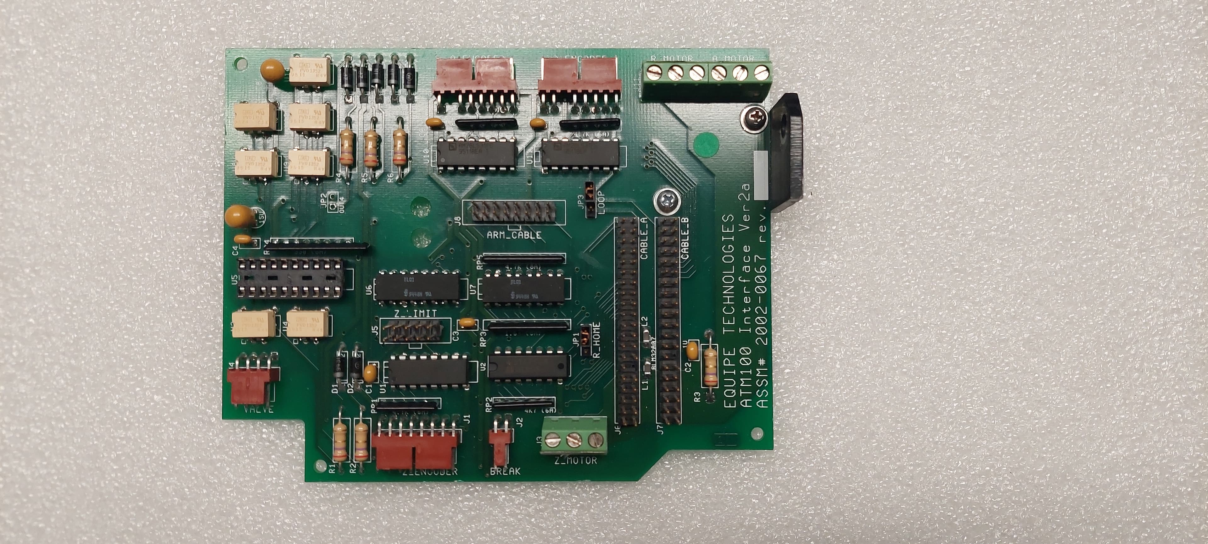 Equipe, PRI, Brooks ATM-100 Robot Interface Board